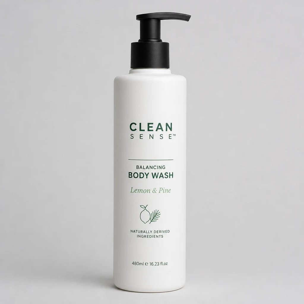 CleanSense Balancing Body Wash — Lemon & Pine 480ml