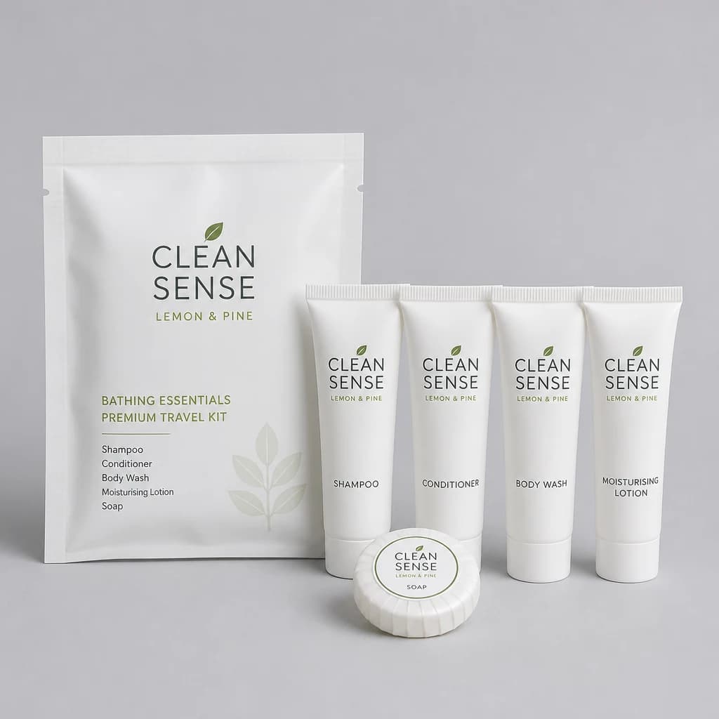 CleanSense Premium Travel Kit — Lemon & Pine